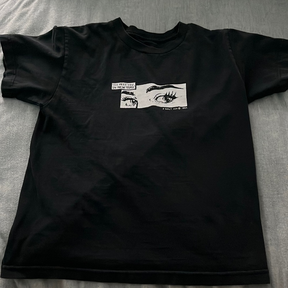 I’ll Meet You In New York Brandy Melville Black Shirt